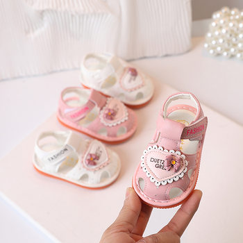 A generation of hair call shoes summer new baby sandals 0-1-2 years old baby shoes women's soft-soled toddler shoes wholesale