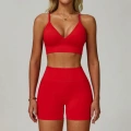 7790 bra + 7790 shorts—big red