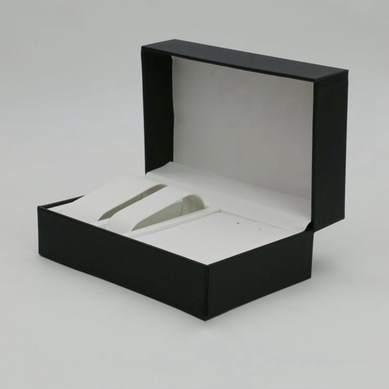 Watch Box Storage Flip Cover Pebbled Pu Leather Watch Box Gift Box Single High-End Watch Box Five-Piece Set Packaging