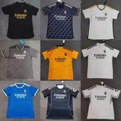 Real Madrid Jersey Real Madrid Jersey Fan Version Player Version Adult Short-Sleeved T-Shirt Football Uniform