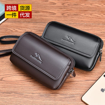 Ka Tie Kangaroo Waist Bag Men's Wearing Belt Large Capacity Old People Waist Bag Handbag 2008 Cross-border Source Foreign Trade