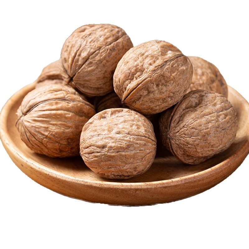 Wholesale Thin-Skinned Raw Walnuts from Xinjiang 185, 500g [New Walnuts This Year] Hand-Picked Thin-Skinned Raw Walnuts