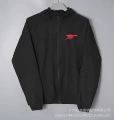 2627 hooded windbreaker arsenal black [all black model]