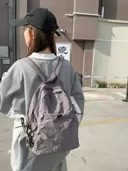 Large Capacity Backpack 2025 Summer New Lightweight Nylon Bag Casual Male and Female Middle School Student Bag Travel Backpack