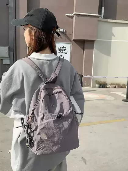 Large Capacity Backpack 2025 Summer New Lightweight Nylon Bag Casual Male and Female Middle School Student Bag Travel Backpack