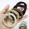 Korean Style Non-injuring Hair Towel Loop Headband High Elastic Seamless Rubber Band Women's Hair Loop Hair Accessories