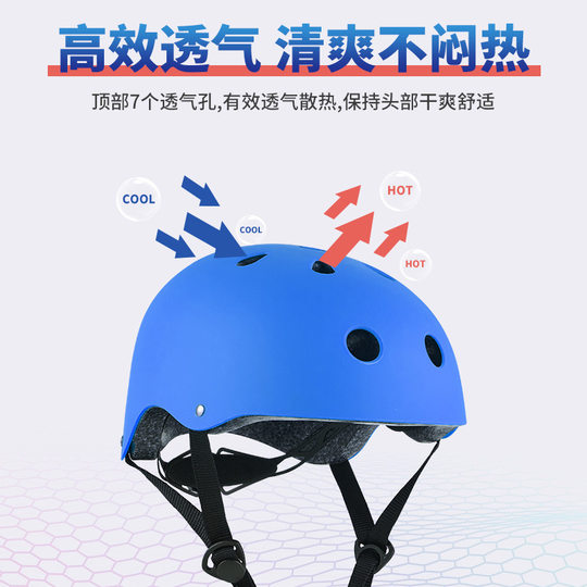 Factory direct plum blossom helmet children adult hip-hop skating skateboard rafting rock climbing parallel bike riding protection cap