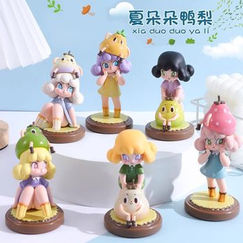 Genuine Xiaduoduo Yali Trendy Toy Figure Cute Girl Doll Ornaments Gift Toys Blind Box Wholesale
