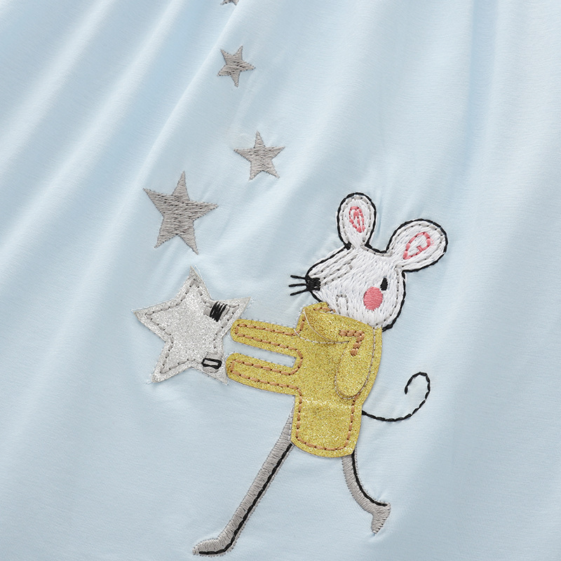 外贸出口法意大利欧美风格中小女儿童装新款娃娃领长袖公主连衣裙 - 图2