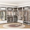 # Step into the cloakroom homemade combination coat rack floor bedroom hanger metal frame open wardrobe belt