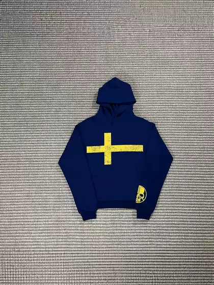 Peace in War High-Quality Heavyweight American Street Hip-Hop Yin-Yang Print Hooded Sweatshirt Trendy Brand Jacket