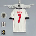 England home jersey, number 7 with captain's armband