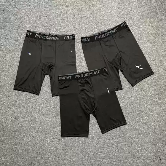 American Sports Tight Five-point Leggings Fitness Training Quick-drying High-elastic Sports Basketball Running Shorts Quick-drying