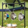 Outdoor Snow Bowl 304 food grade stainless steel portable foldable hanging handle mountain camping Snow Bowl