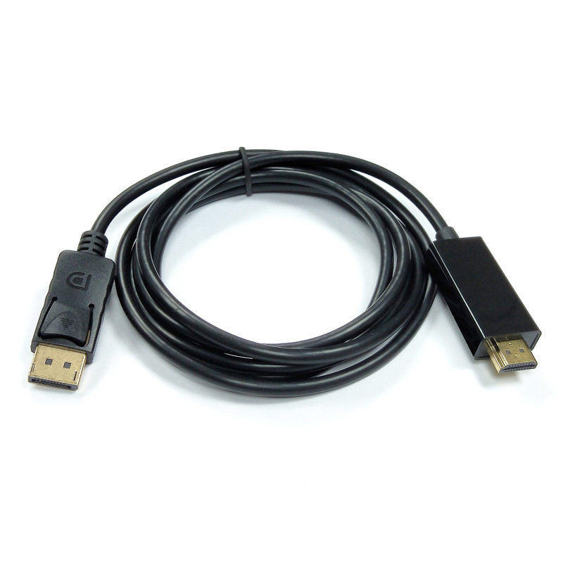 Factory in stock dp to hdmi cable 1.8 m dp to hdmi hd line TV monitor adapter