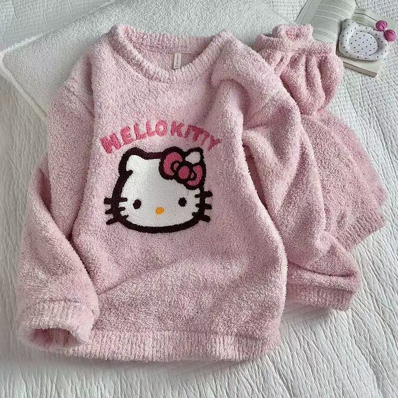 睡衣冬季女款珊瑚绒2025年新款冬天法兰绒秋冬家居服套装厂家直销