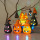Хэллоуин jack-o-lantern портативная светодиодная электронная свеча макет сцены вечеринки подарочное украшение атмосферы декоративный свет mini 0