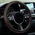 Nappa leather black line red stripe o type