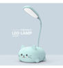 Cartoon creative folding LED small table lamp student learning eye protection book light USB charging mini night light