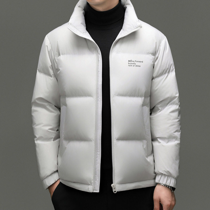 Men's down Jacket Quality Inspection 90% down Winter New Men's Fashion Casual Versatile Stand Collar Warm Men's Coat