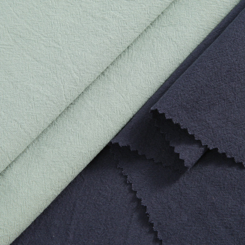 20 pts cotton sand wash crepe washed cotton imitation linen spring and summer shirt dress children's clothing home clothing fabric in stock