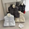 2025 New White Duck down Puffer Vest Women's Stand Collar Petite Coat Versatile Warm