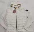 New spliced ​​white down jacket