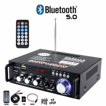 Small Power Amplifier, Two-Channel Power, Large Radio, Bluetooth Card, U Disk Radio, Dc Car 12V/220V Dual-Purpose