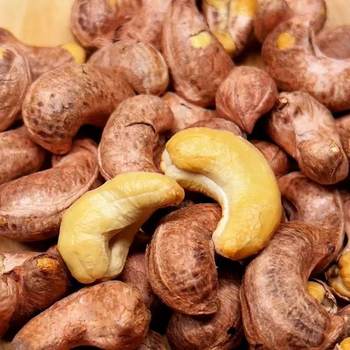Cashew Nuts with Skin, Crab Roe Flavor, Salt-Baked Purple Nuts, Purple Nuts, Snacks for Pregnant Women