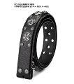 Cross ball flower small hardware belt body is 3.8cm wide and about 0.5cm thick