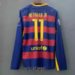 1516 Retro Barcelona Jersey Classic Commemorative Edition No.11 Neymar No.10 Messi Football Uniform