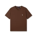 European size t-shirt brown/white label