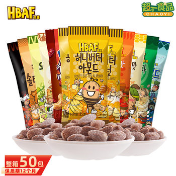 Korean Imported Bafeng Honey Butter Almond Mustard Almond Almond Nut New Year Snacks Tom's Farm