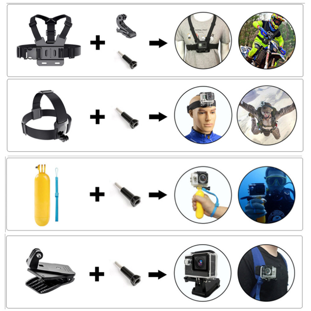 gopro9 10 11 sports camera accessories Dajiang Lingyan outdoor sports camera suit 50-in-one