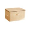 Cationic Covered Storage Box for Clothes and Quilts, Household Organizing Box, Foldableable Wardrobe Clothing Storage