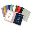 Cross-Border New Pu Leather Passport Holder Luggage Tag Convenient for Traveling Abroad Anti-Magnetic Anti-Theft Document Holder Storage Bag