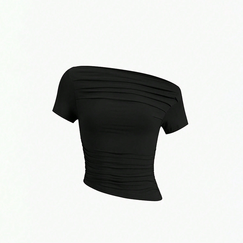 Slim Fit Asymmetrical Top Sexy Design Trendy Style Comfortable Fabric Perfect for Night Out or Casual Wear