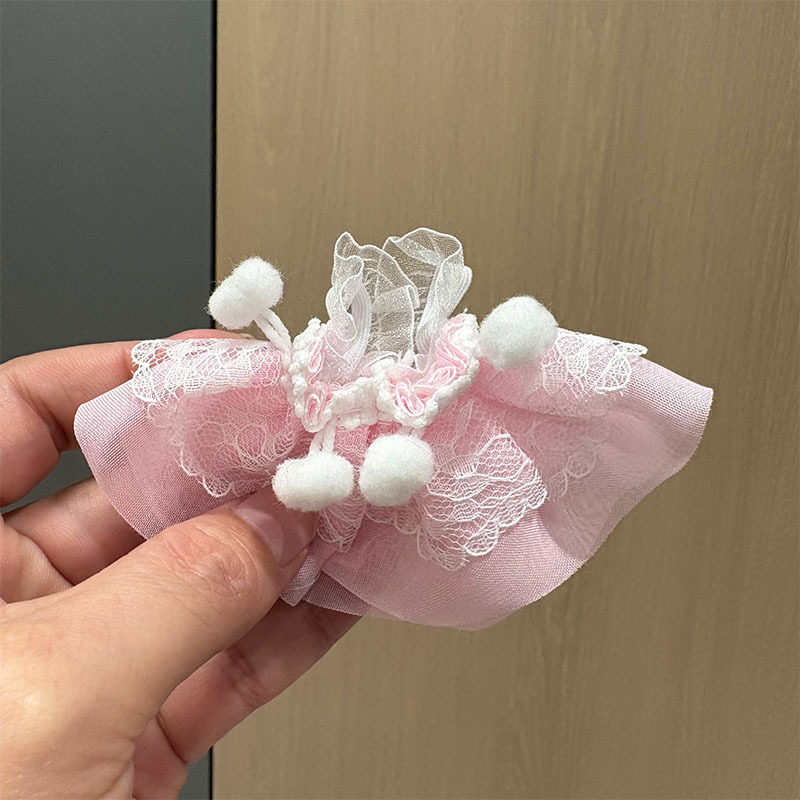 可爱迷你帆布包毛绒玩偶格子包西高地公仔扭棒小狗配饰格子裙娃衣