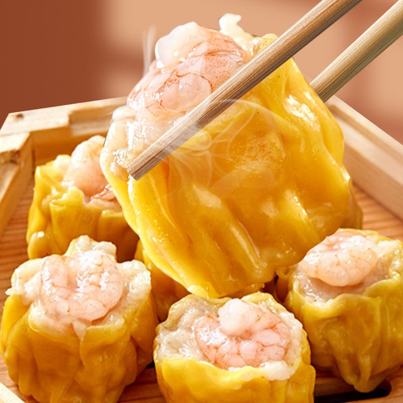 Cantonese Po Factory Tea House Frozen Food Hong Kong-style Dim Sum Semi-finished Breakfast Shrimp Sold Dry Steamed Cantonese-style Breakfast