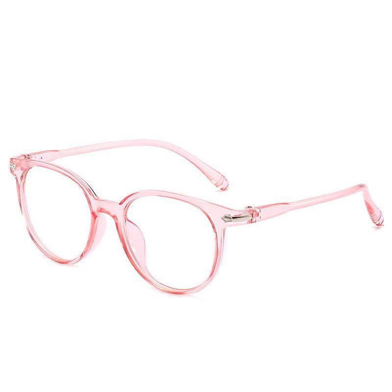 Cross-Border Hot-Selling New Korean-Style Fashion Eyeglass Frames, Personalized Non-Prescription Glasses, Transparent Jelly Color Retro Frame Glasses with a National Style