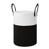 Cotton Rope Dirty Clothes Basket Cross-Border Popular Round Woven 40L Hand Basket 60L Foldableable Large Capacity Dirty Clothes Basket 80L