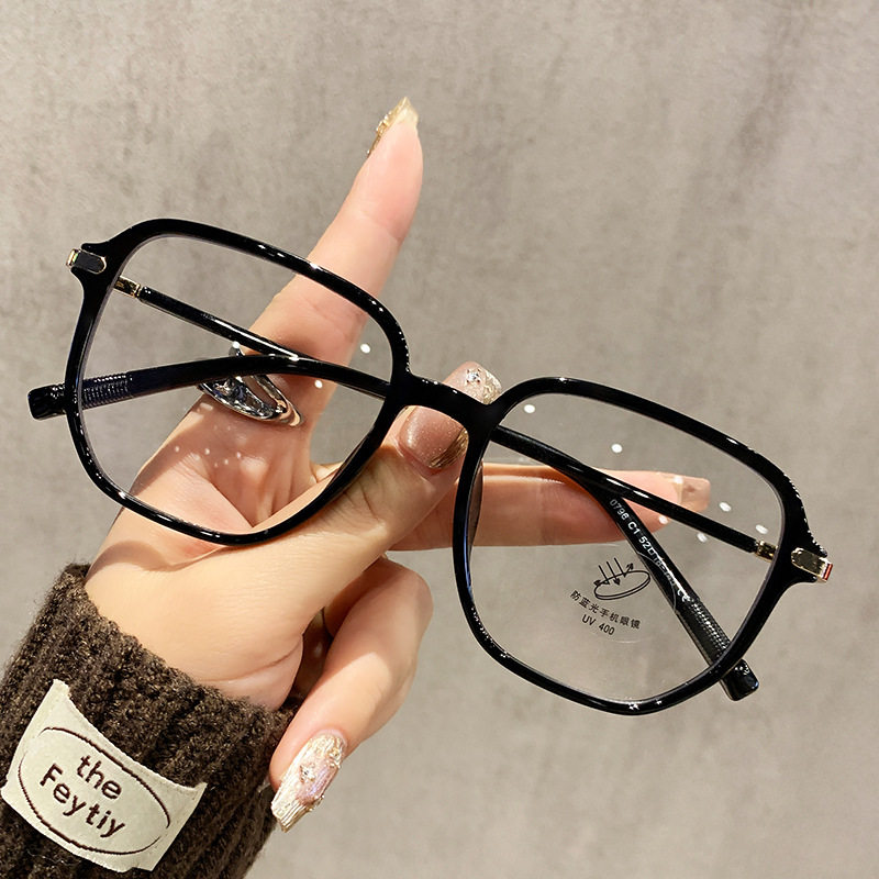 0796 new Korean version TR90 box glasses frame net red live red book with myopia anti-blue glasses