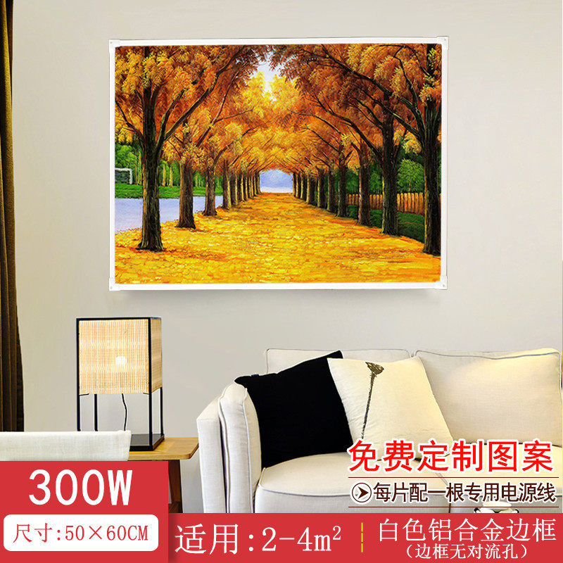 厂家直供石墨烯碳晶墙暖取暖器家用节能壁画电暖器壁挂式电暖画