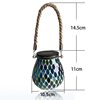 Solar mosaic lamp projection garden decorative atmosphere lamp portable lamp table lamp outdoor lamp night light