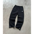 Black pants embroidery