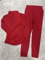 [big red] jacket + nine-point pants suit