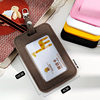 New felt card set work permit employee work card set card set factory card card card bag with lanyard direct wholesale