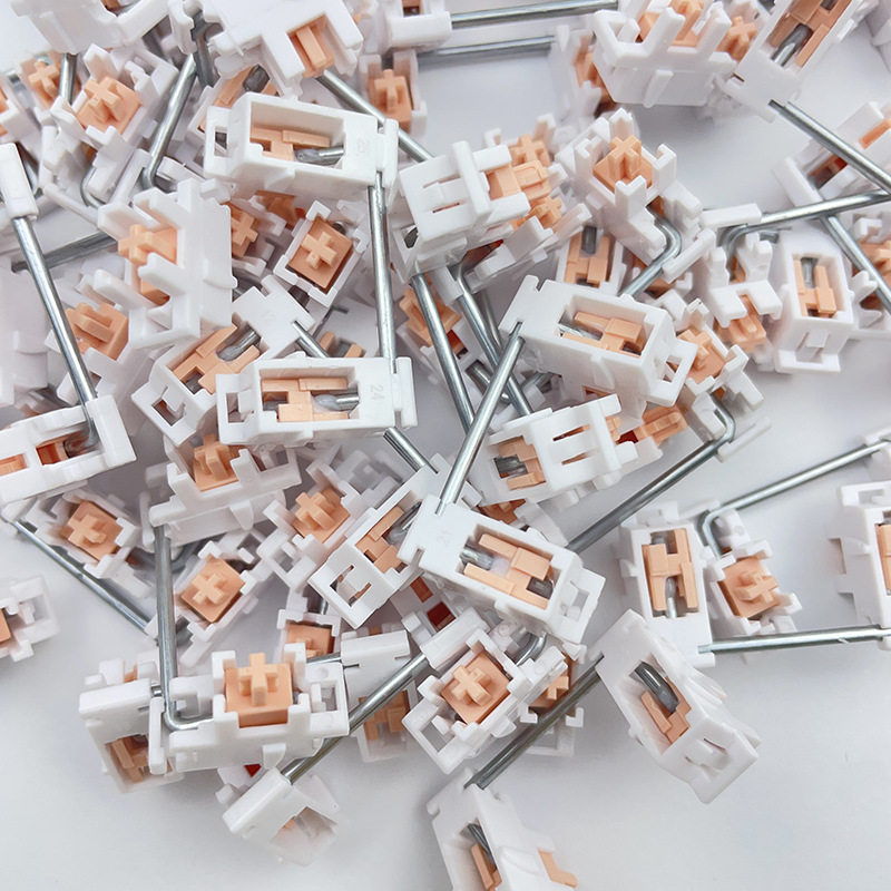 Saint Panda Color Steel Plate Satellite Axis Mechanical Keyboard Satellite Axis Accessories Steel Wire Satellite Axis