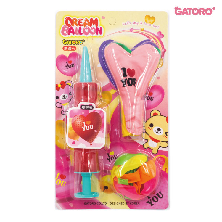 New heart-shaped balloon proposal knot wedding room layout children's birthday party pump balloon manufacturer supply