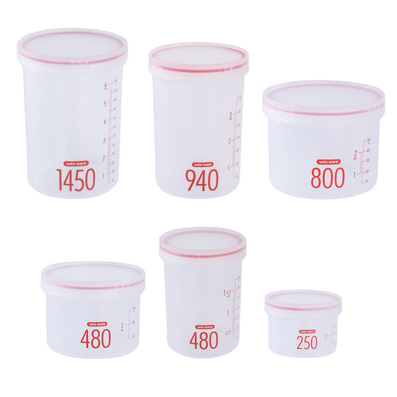 Japanese asvel lunch box microwave oven heating lunch box fresh-keeping box refrigerator storage sealed tank storage milk powder tank